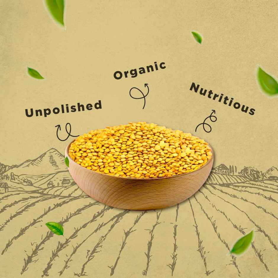 Bharat Organics Unpolished Arhar Dal
