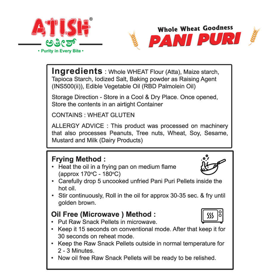 Atish Pani Puri Papad