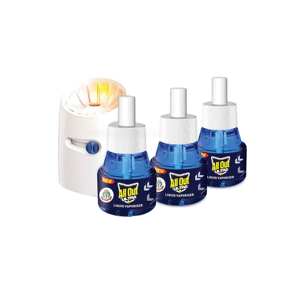 All Out Ultra Liquid Vaporizer Mosquito Repellent | Machine + Refill