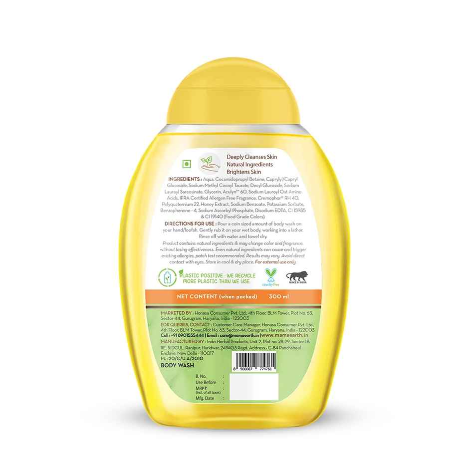 Mamaearth Vitamin C Body Wash With Vitamin C & Honey Shower Gel For Skin Illumination