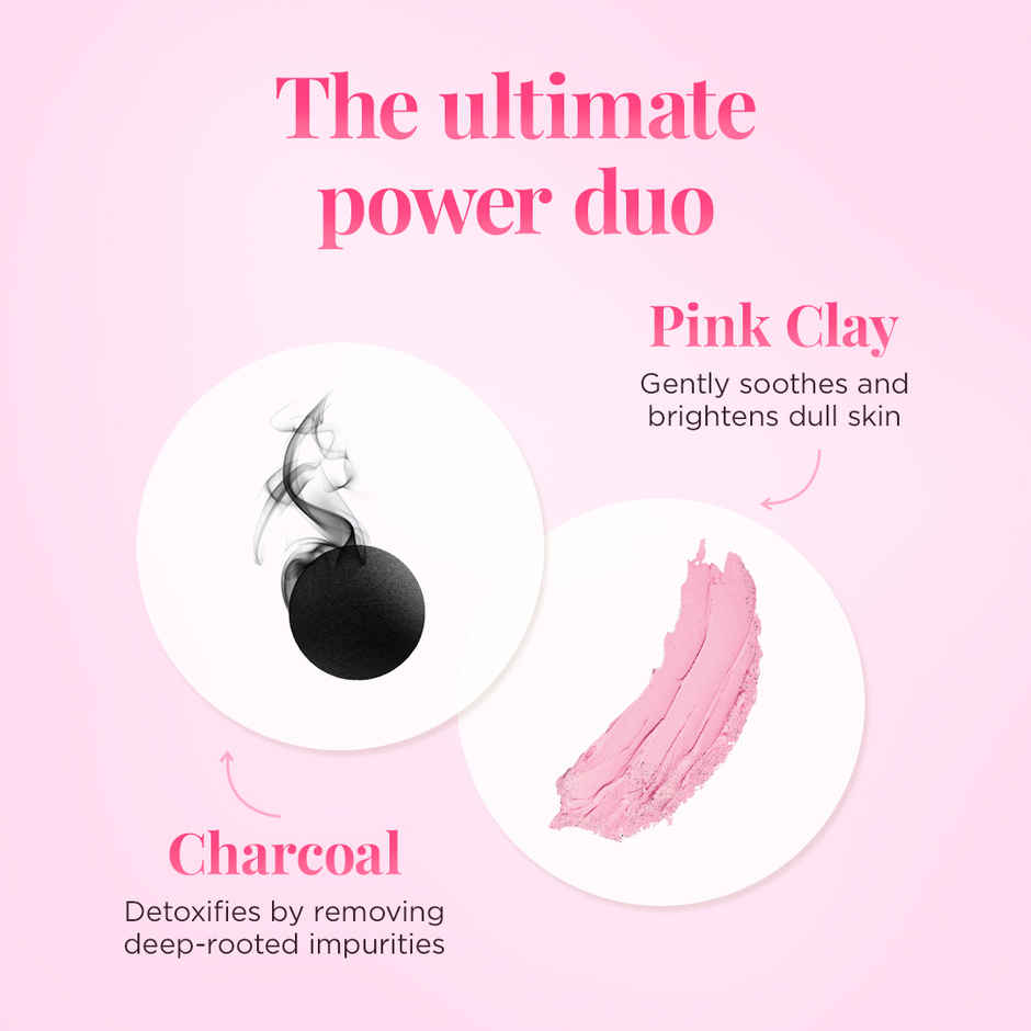 Everyuth Naturals Anti Pollution Pink Clay | Charcoal Sheet Mask