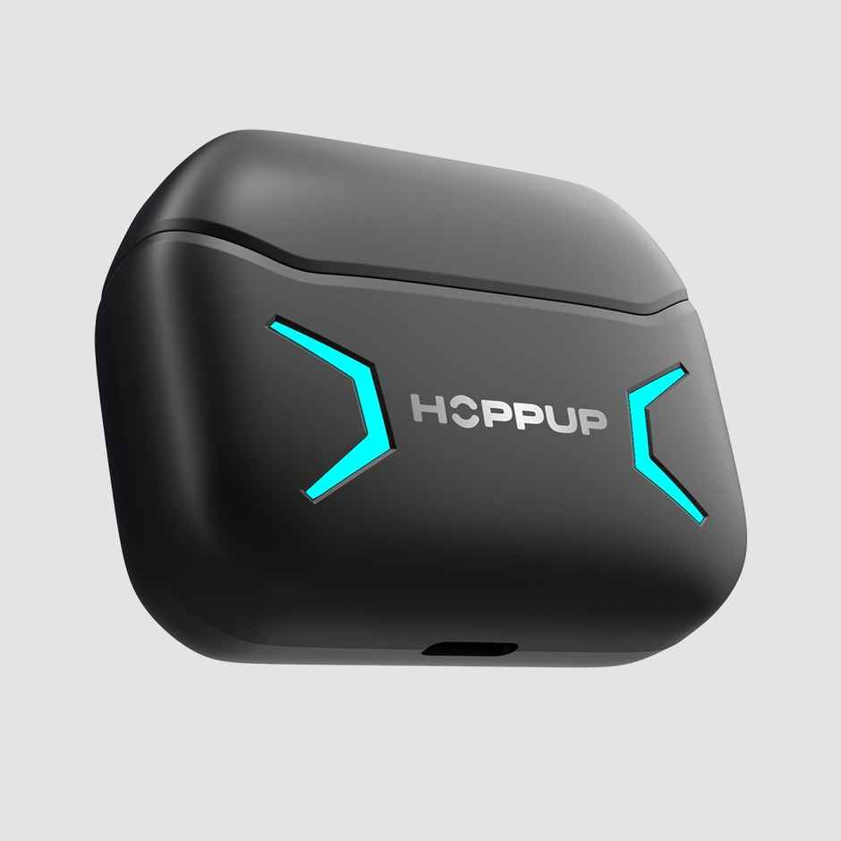 Hoppup Xo1 Black Gaming Earbuds With 50H Playtime