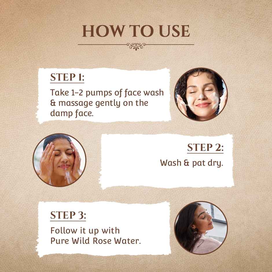 Khadi Essentials Activated Charcoal Face Wash for Oily Skin, Detox & Pollution with Aloe Vera