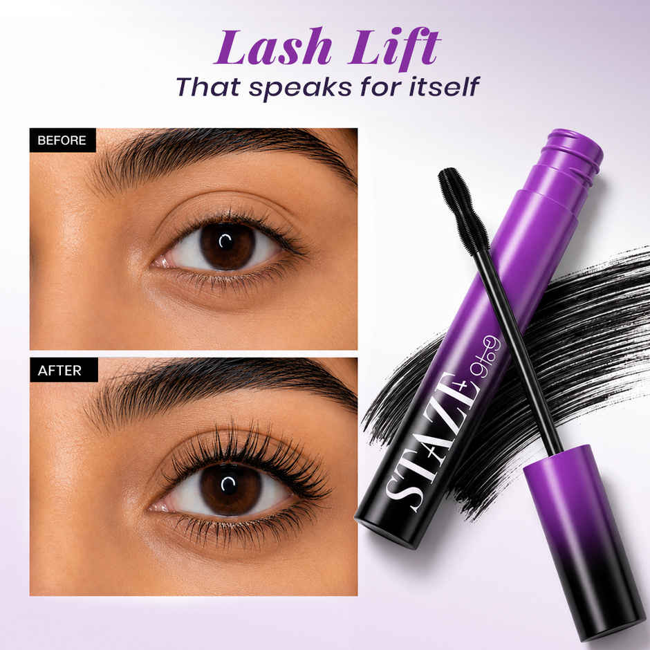 Staze All Eyes On You Volumizing & Lengthening Tubing Mascara|Blackest Black | 5ml