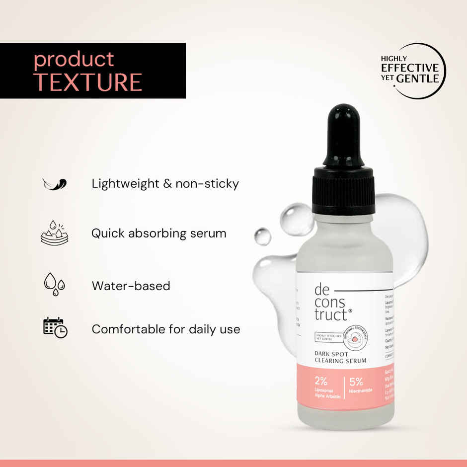 Deconstruct 5% Niacinamide Serum | Fades Pigmentation & Acne Marks