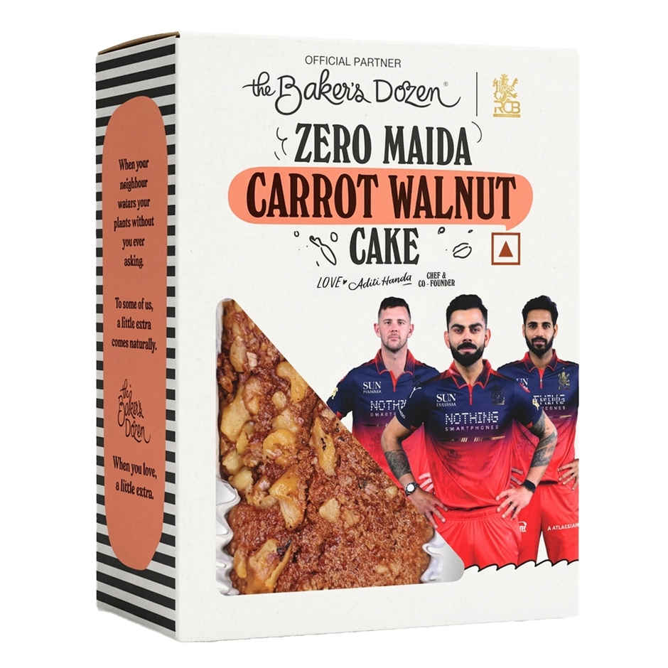 The Baker's Dozen Bakers Dozen Wholewheat Carrot Walnut Cake