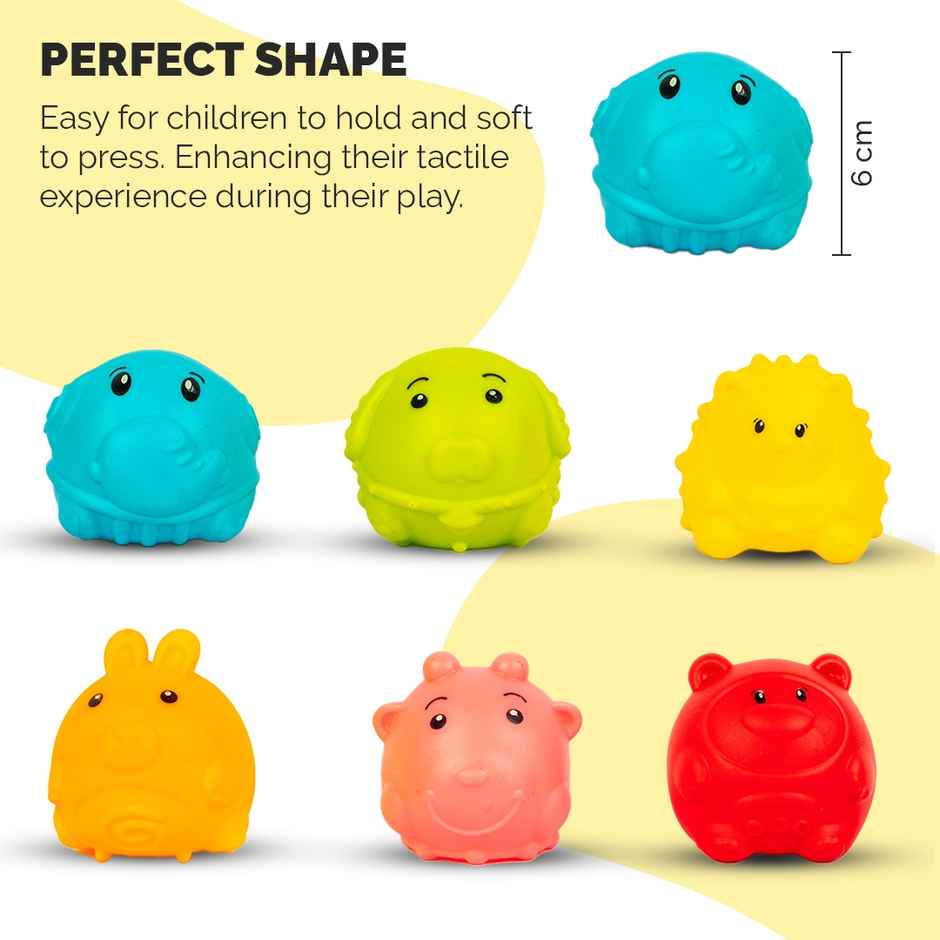 Ratna's Squeezy Cute Animals 6Pcs | Assorted