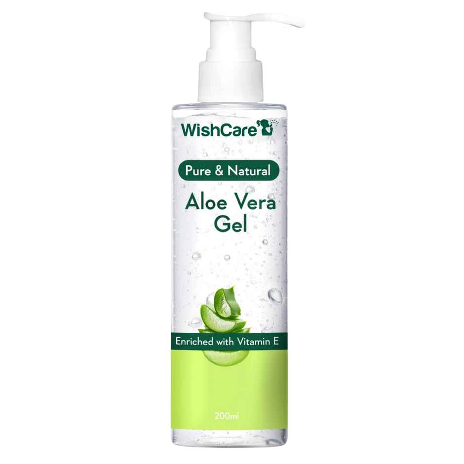 WishCare Pure & Natural Aloe Vera Gel for Skin, Face and Hair | For Hydrating and Moisturizing Skin