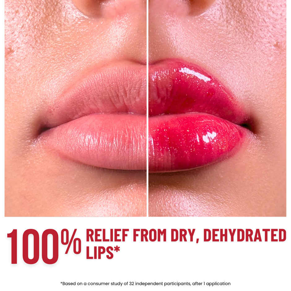 Lip Barrier Butter Balm Brightens Hydrates Dry Pigmented Lips - Cherry Frost