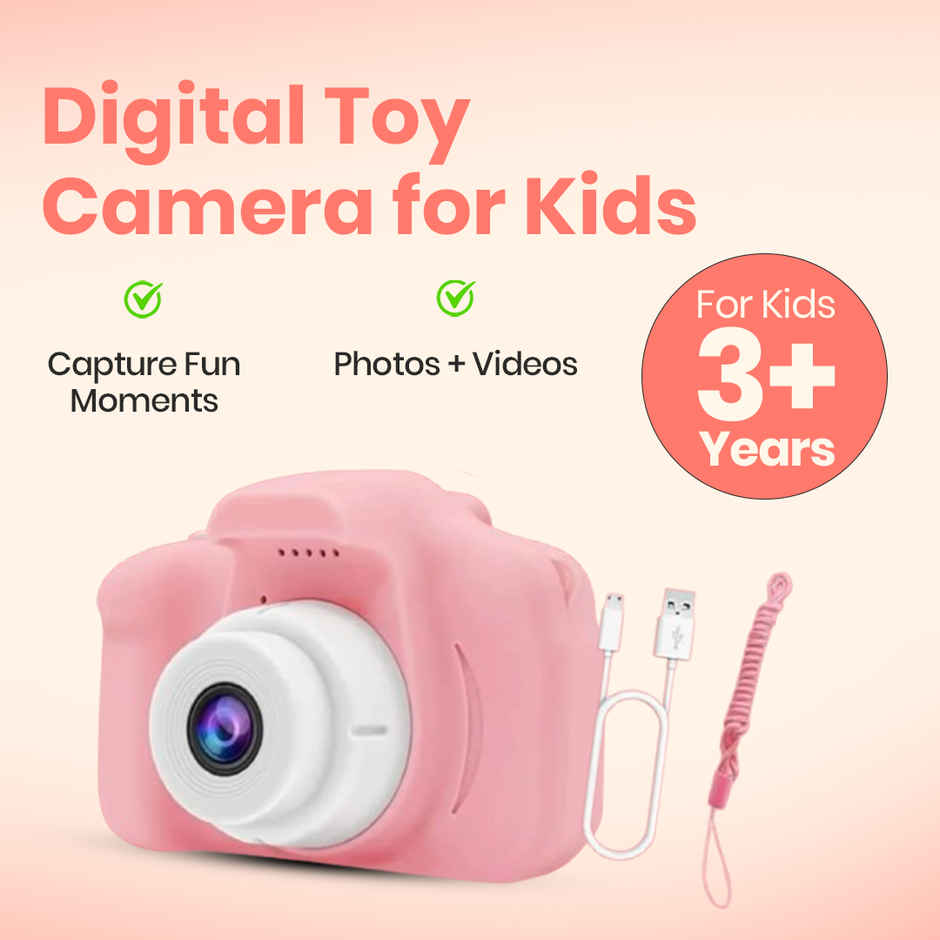 Kidara Digital Toy Camera for Kids Pink