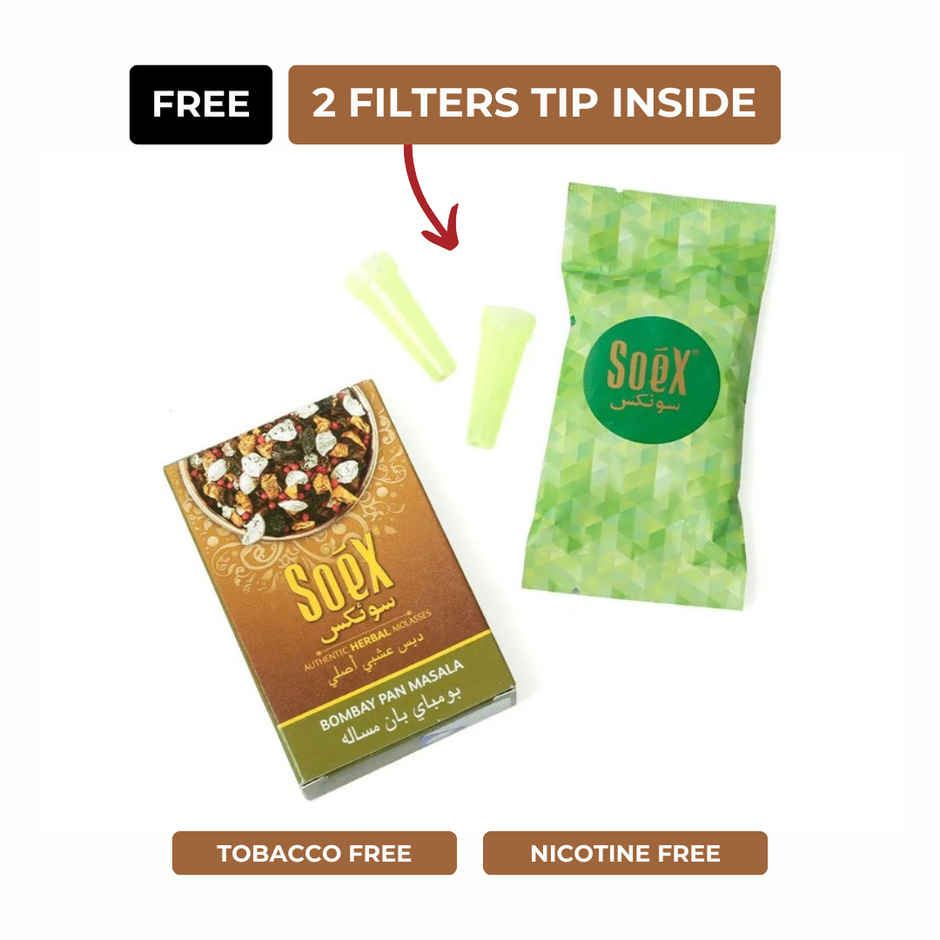 Soex Bombay Paan Masala Herbal Molasses Hookah Flavour (Tobacco Free)