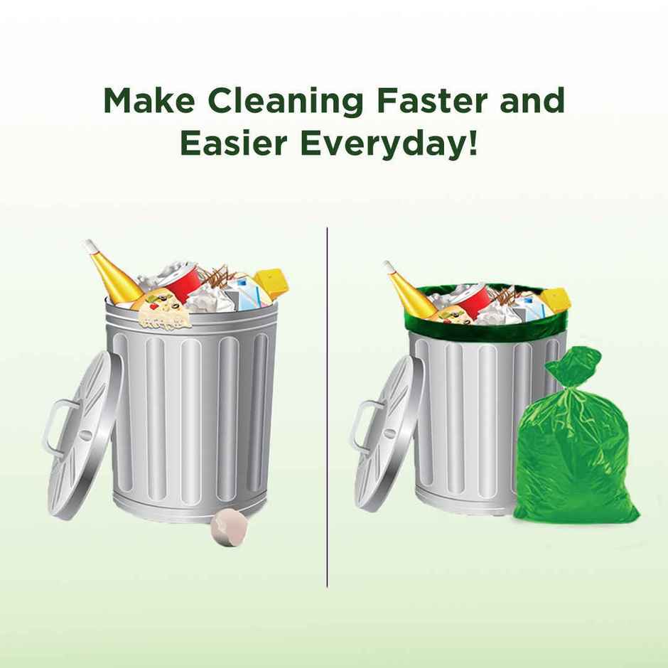 Ezee Biodegradable Flat Garbage Bags - Large - 24 x 32 Inch