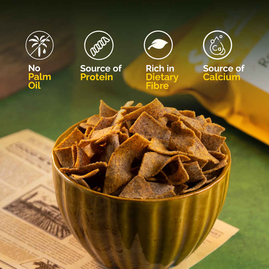 Snackible Desi Masala Ragi Chips | High Fibre, No Palm Oil