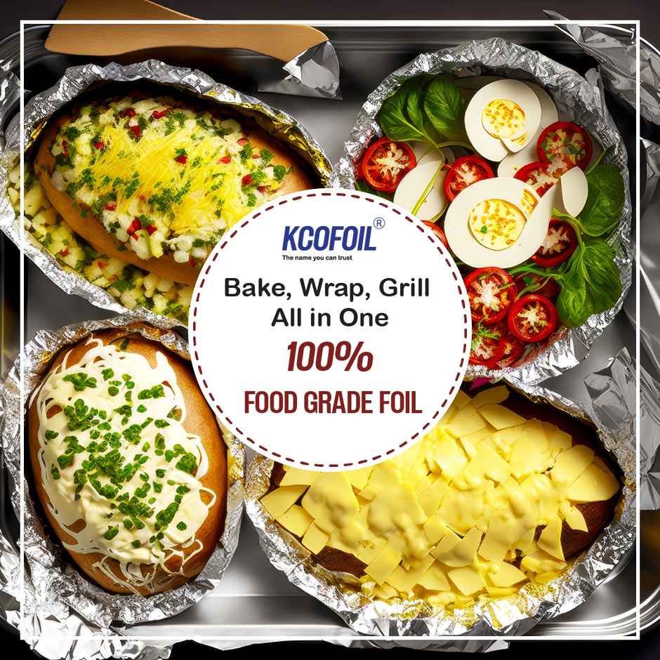 Kcofoil Aluminium Foil 1 kg | 64 m | 18 Micron