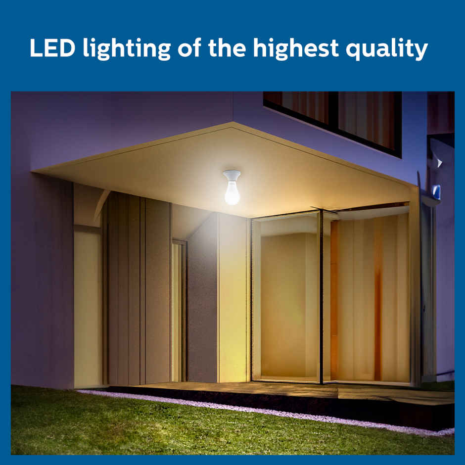 Philips 12Watt Led Bulb |Acebright High Wattage Led Bulb|: Light Bulb| Crystal White | B22 Base Holder