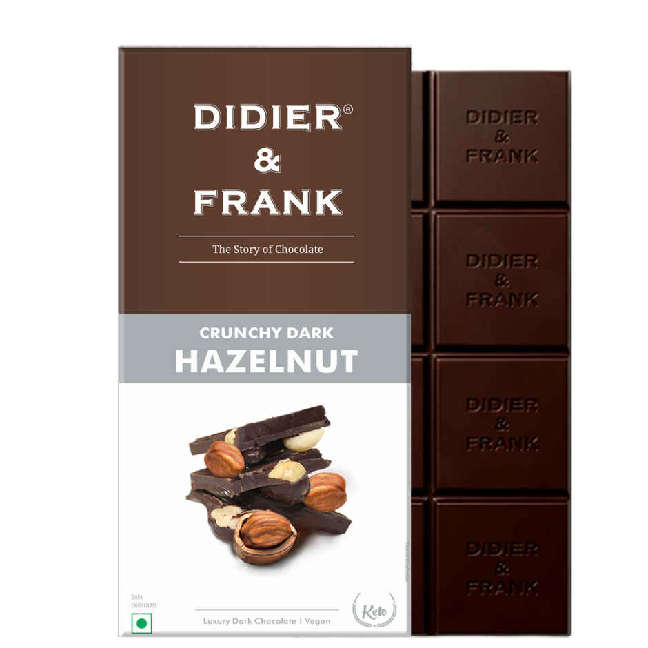Didier & Frank Hazelnut Dark Chocolate Bar