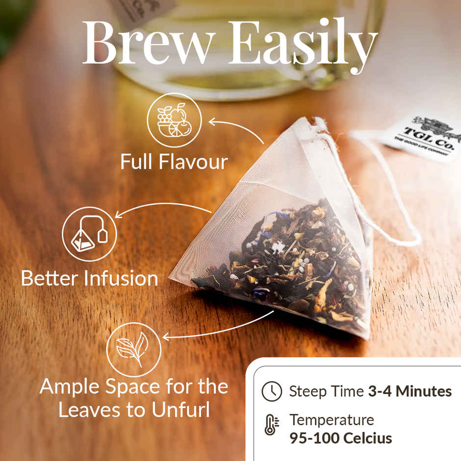 TGL Co. Mogo Mogo With Real Fruits Organic Green Tea