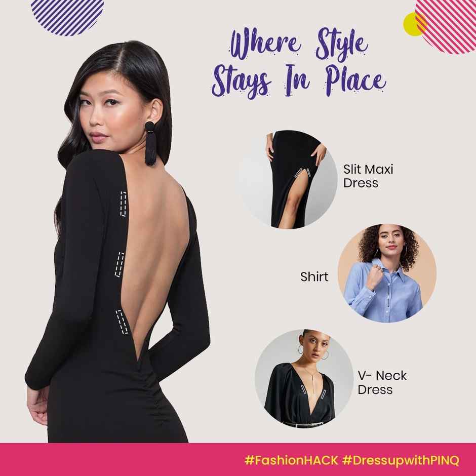 Pinq Polka Fashion Tape Double Sided-Transparent