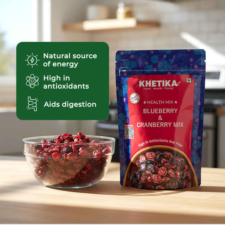 Khetika Blueberry & Cranberry Mix | Berries Mix | High Antioxident