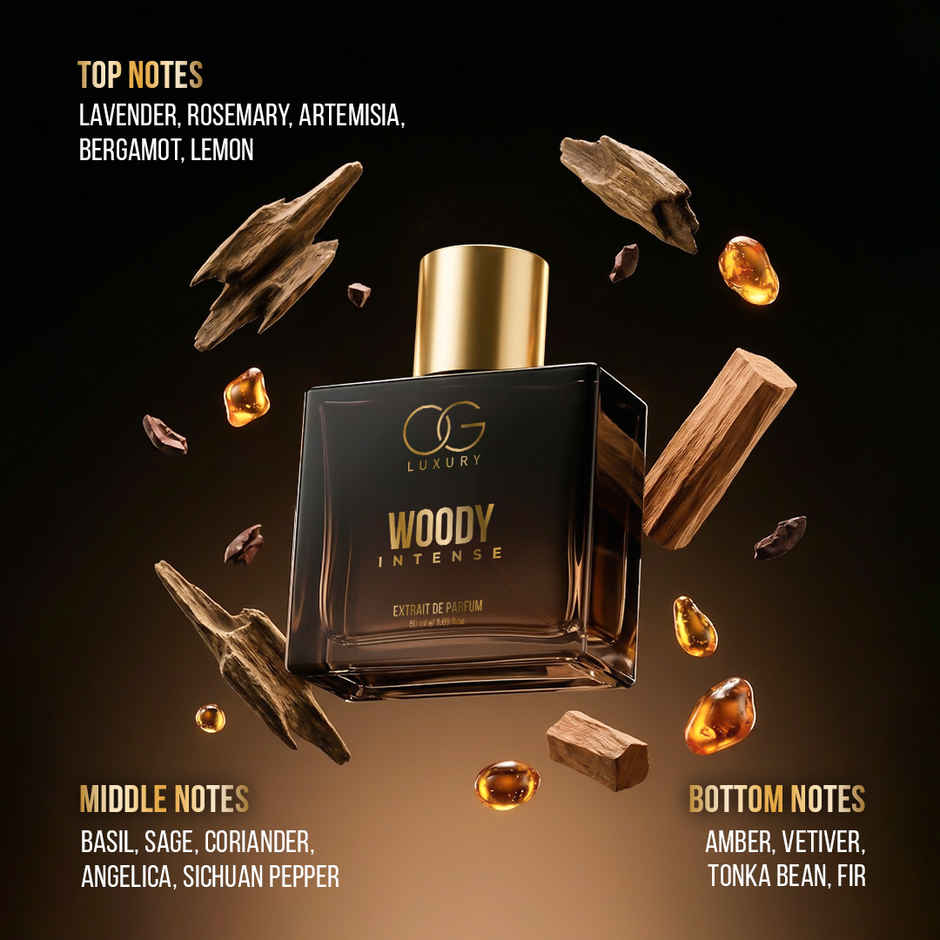 OG Luxury India's Strongest Woody Intense Extrait De Parfum for Men | Long-Lasting Perfume