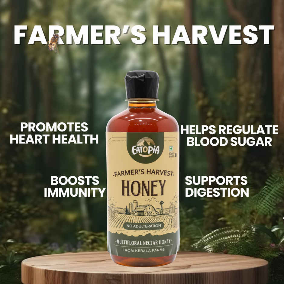 Eatopia Natural Farmer's Harvest Honey | No Added Sugar