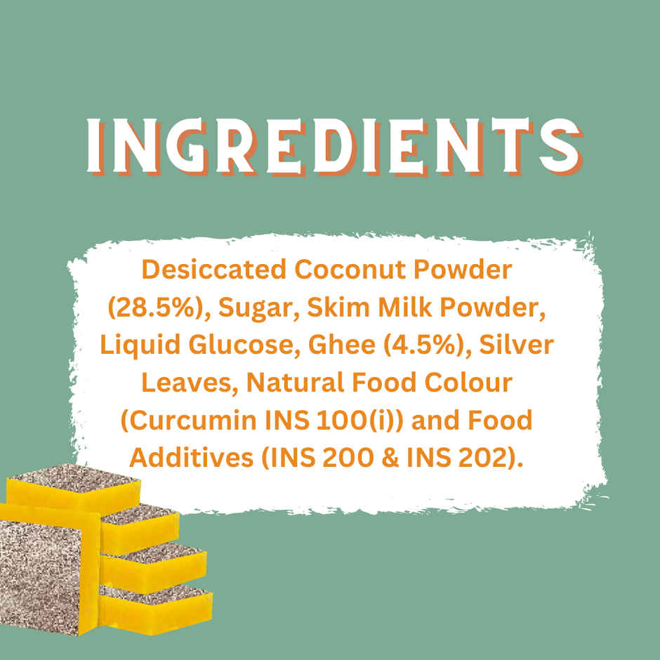 Daadi's Coconut Ghee Burfi | Sweet & Delicious