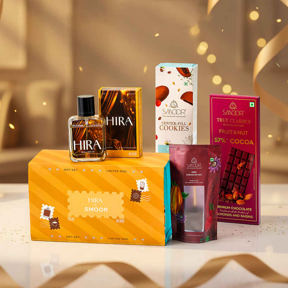 SMOOR x HIRA Mother's Day Perfume Gift (50ml) | Chocolate & Silk Robe Fragrance for Women