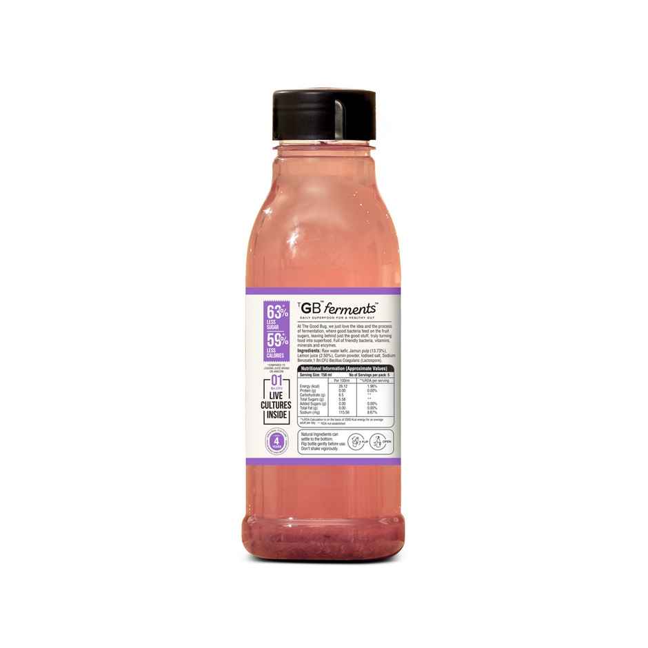 The Good Bug Water Kefir Fermented Probiotic Beverage | Kala Khatta