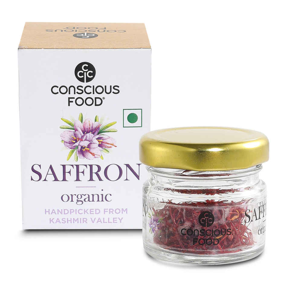 Conscious Food Organic Saffron | Glass Jar