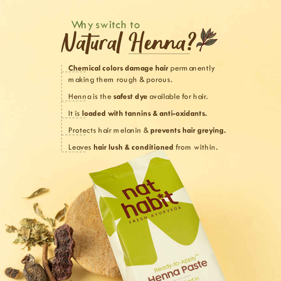 Nat Habit Ready To Apply Henna Paste