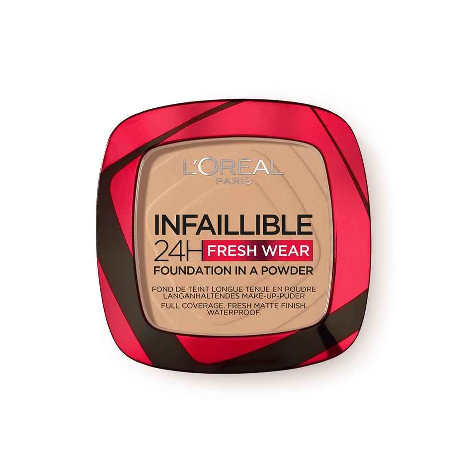 L'Oreal Paris Infallible 24H Fresh Wear Foundation In A Powder, 140 Golden Beige