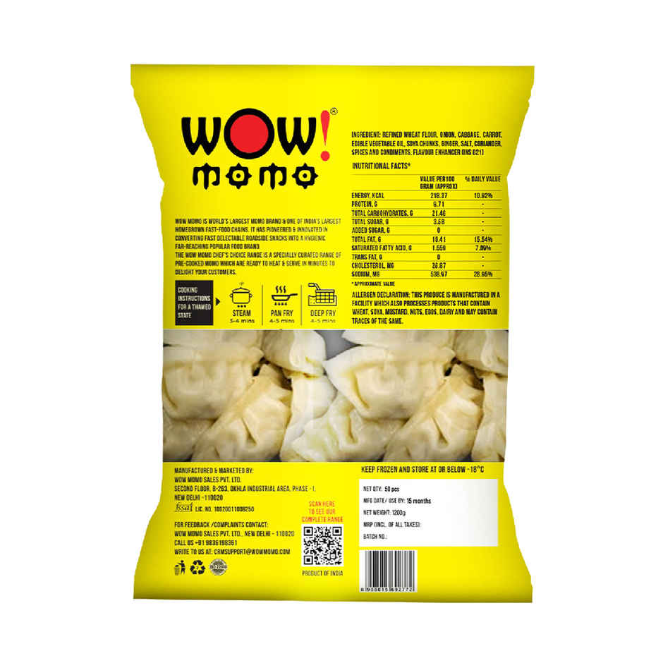 Wow! Veg Supreme Super Saver I Party Pack I Frozen Snack
