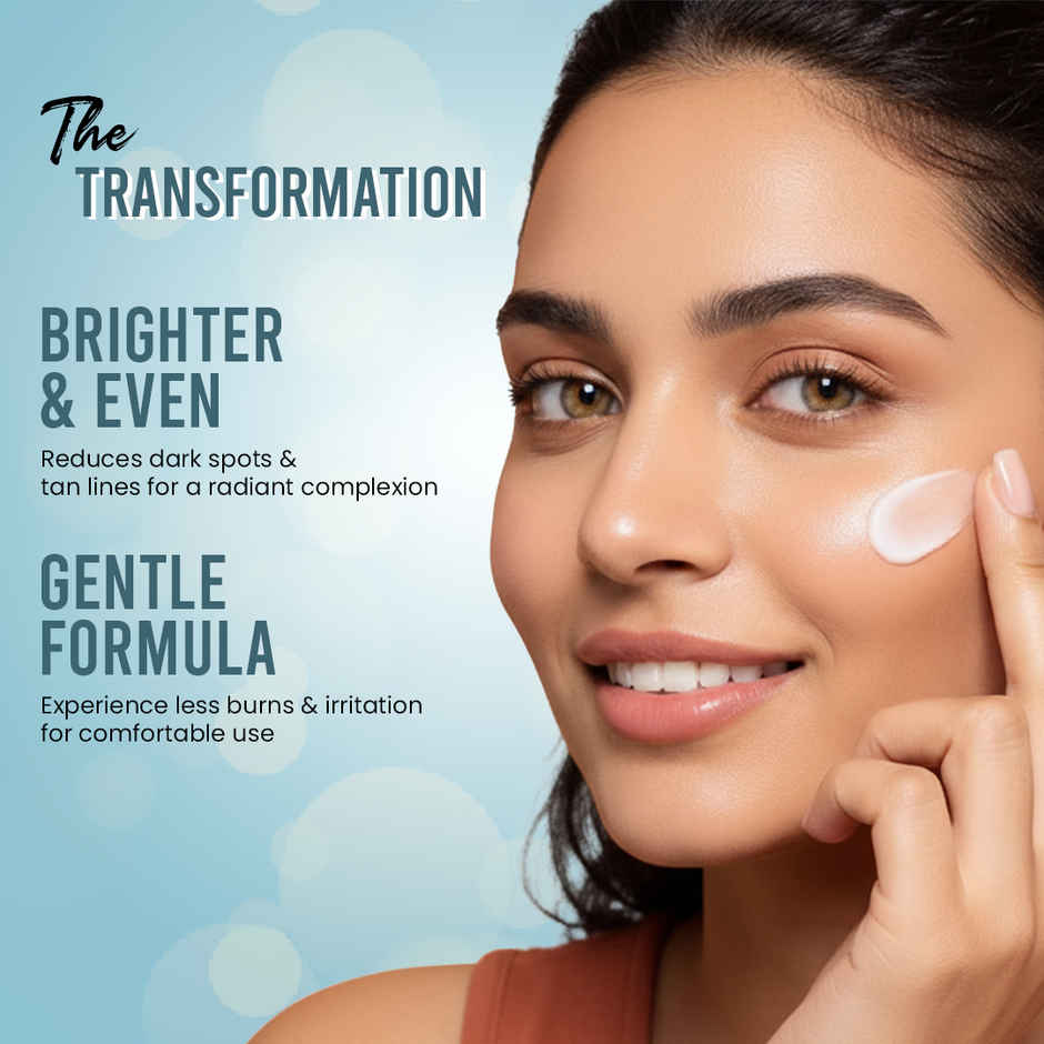 Oxyglow Herbals D-Tan Bleach Cream For Tan Removal - Skin Brightening | Skin Toning & Softening