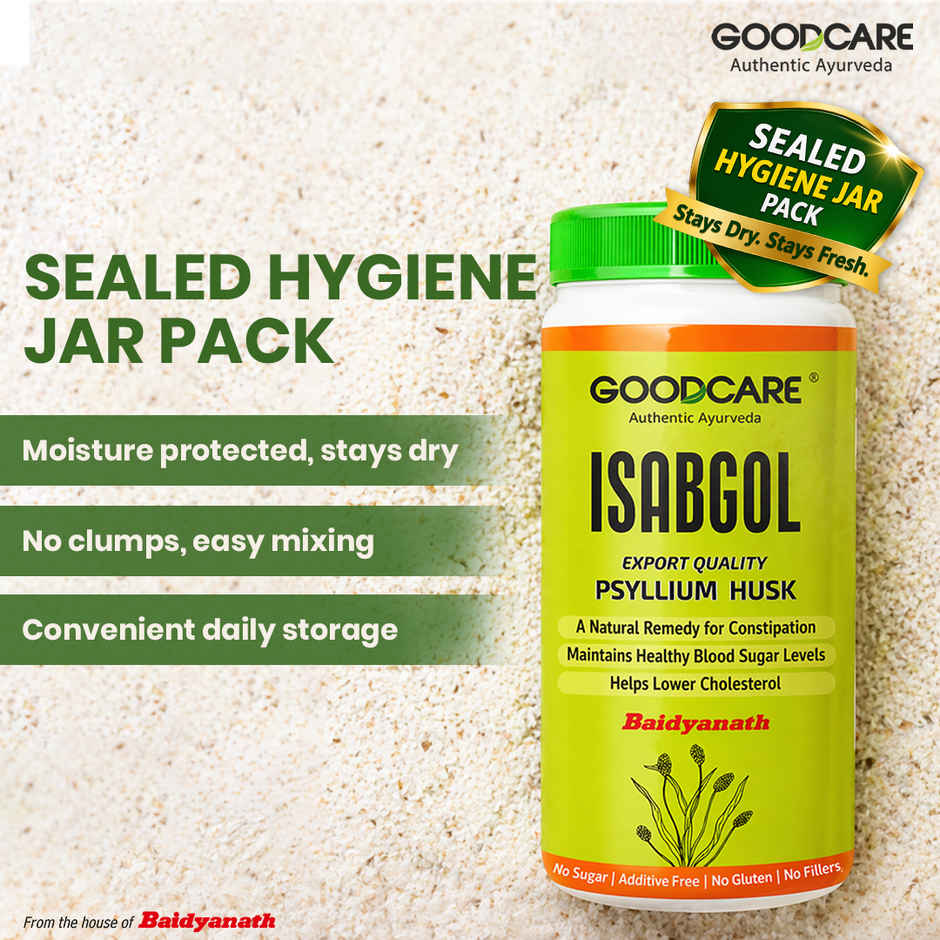 Goodcare Isabgol Psyllium Husk Regularizes Bowel Movement For Constipation Pack Of 2