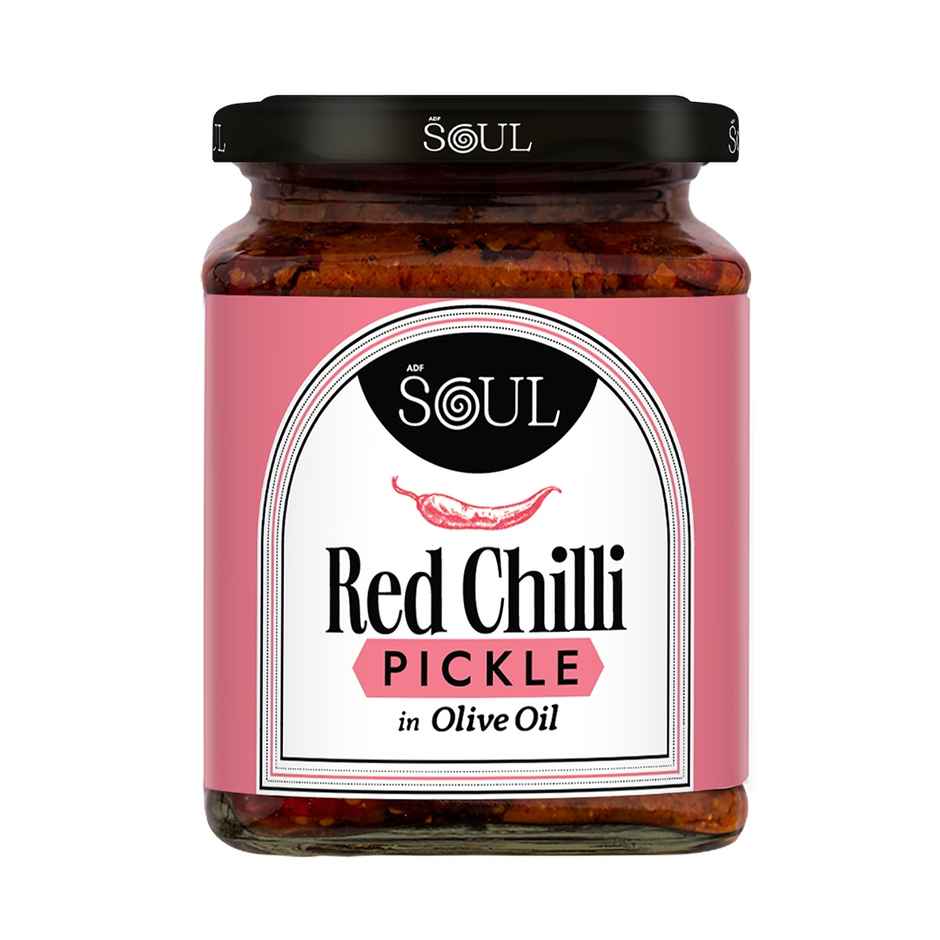 Adf Soul Red Chilli Pickle In Olive Oil