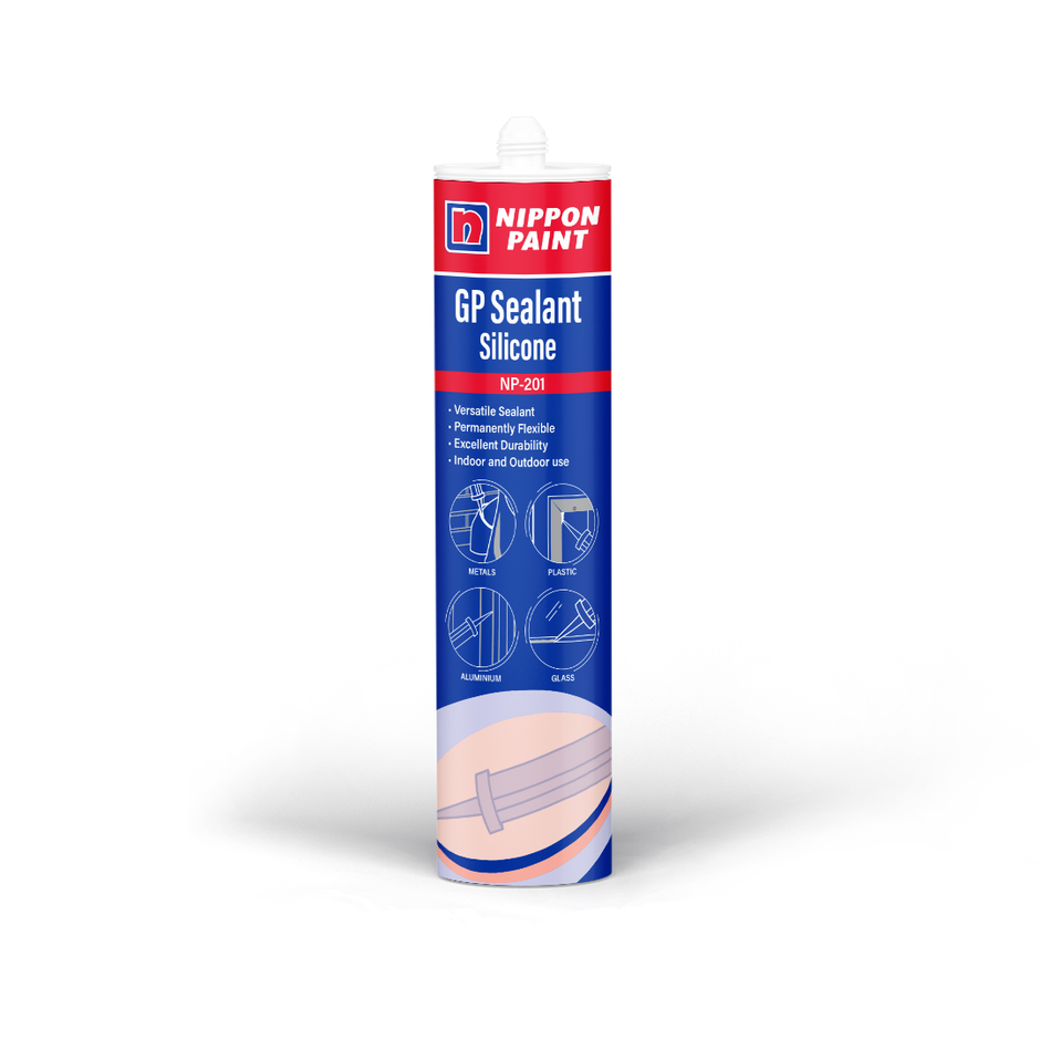 Nippon GP Sealant 260ml | Multi-Purpose Silicone | Waterproof & Flexible