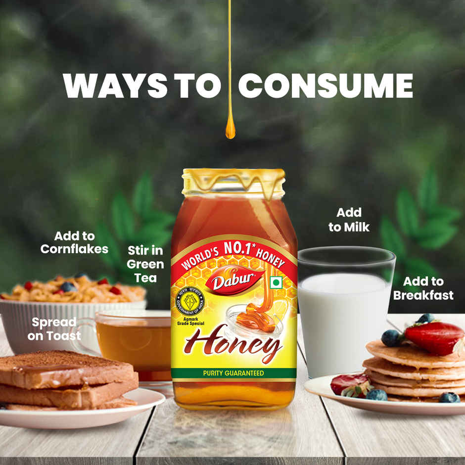 Dabur Honey | Totally Pure | World's No.1 Honey Brand | No Sugar Adulteration