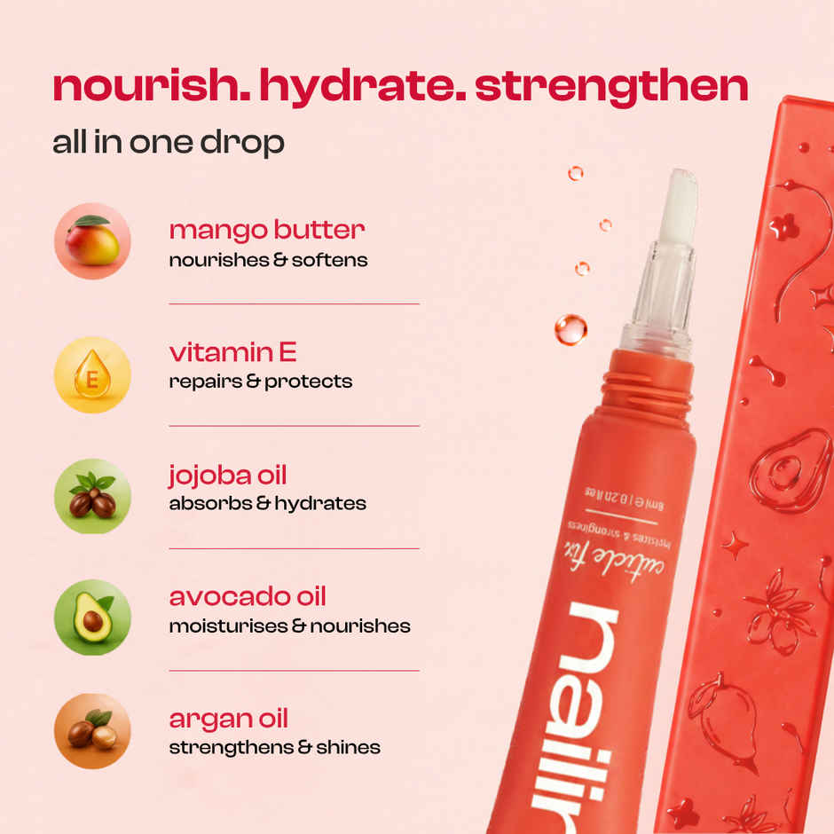 Nailinit Cuticle Fix Cuticle Oil | Hydrating & Nourishing Cuticle Oil