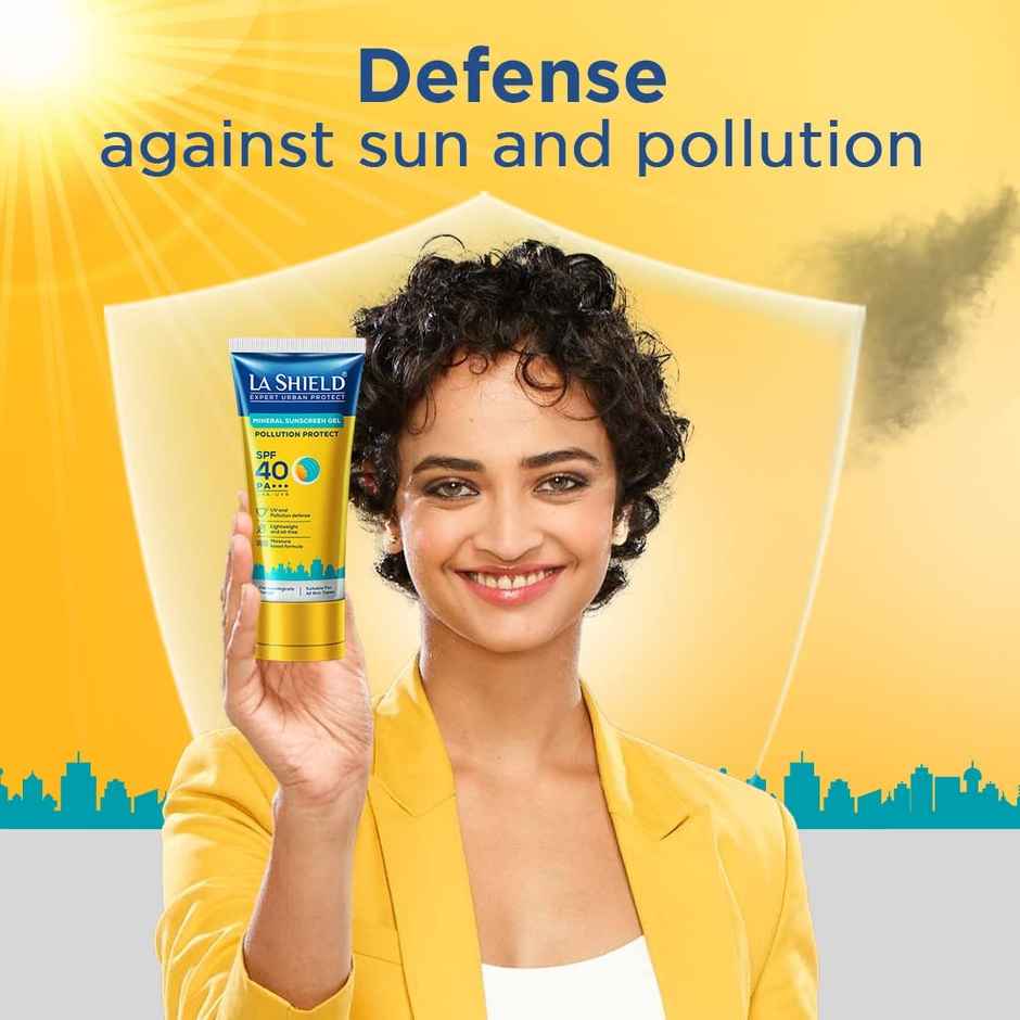 La Shield Pollution Protect Mineral Sunscreen Gel SPF 40
