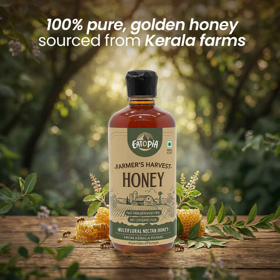 Eatopia Farmer's Harvest Honey | 100% Pure Multifloral Honey