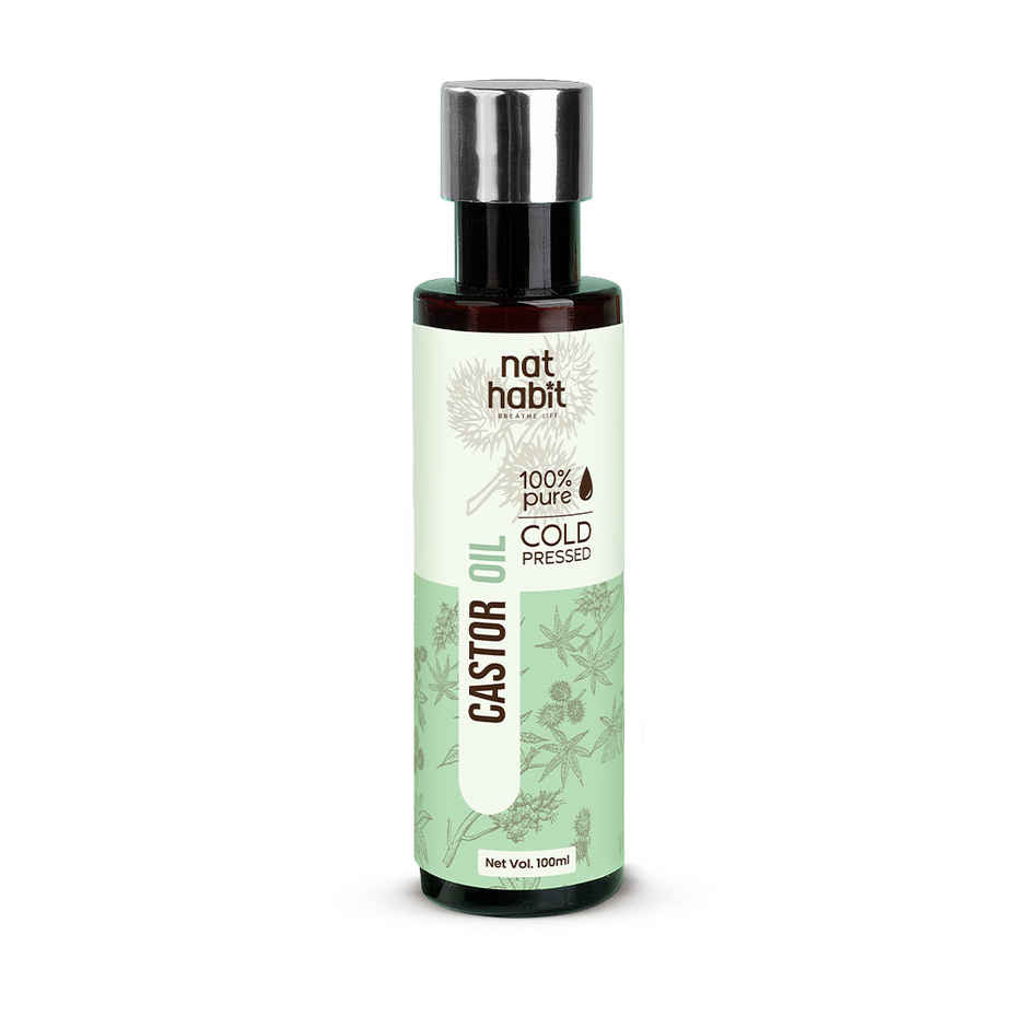 Nat Habit Cold Pressed Castor Oil For Skin & Hair Care