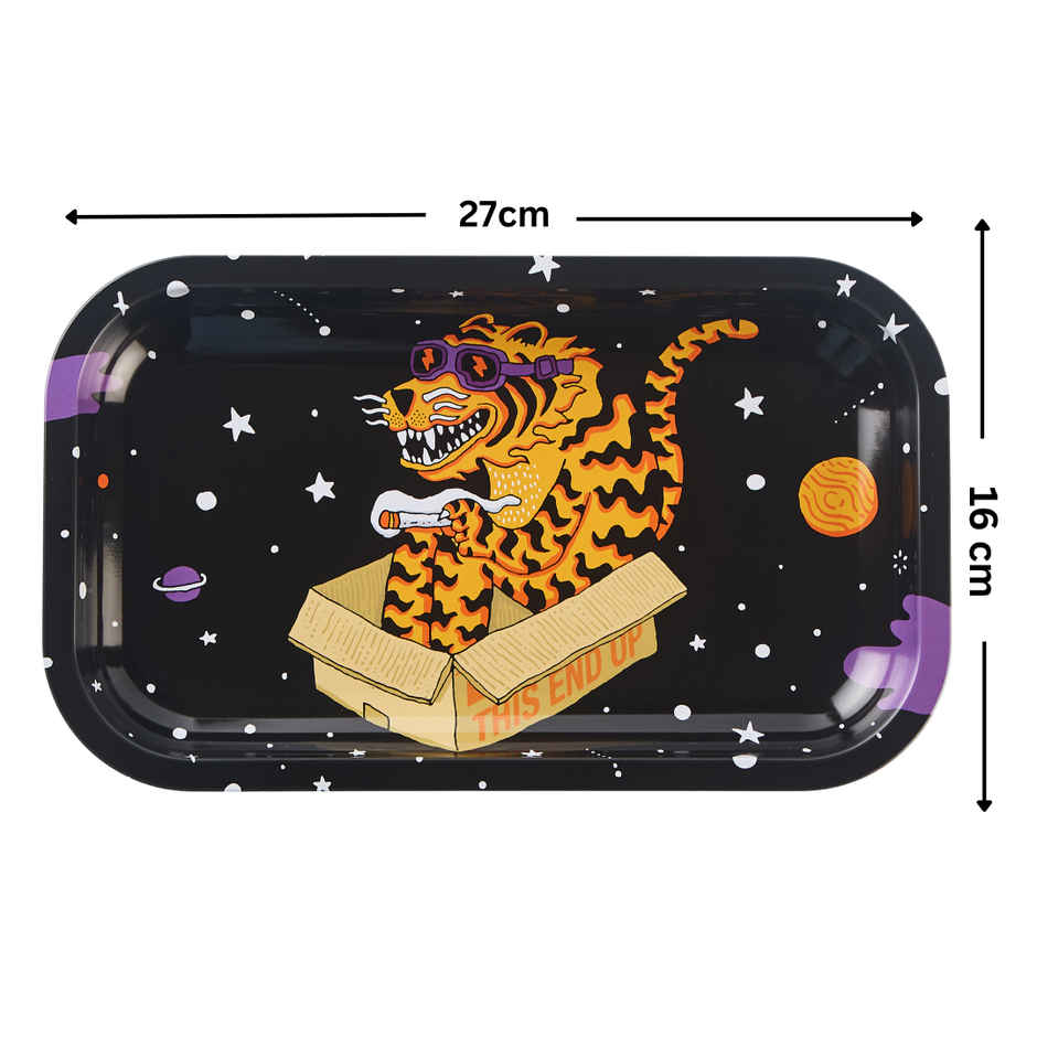 Slimjim Jacob 9 Lives Rolling Tray | Medium | 27 X 16 cm