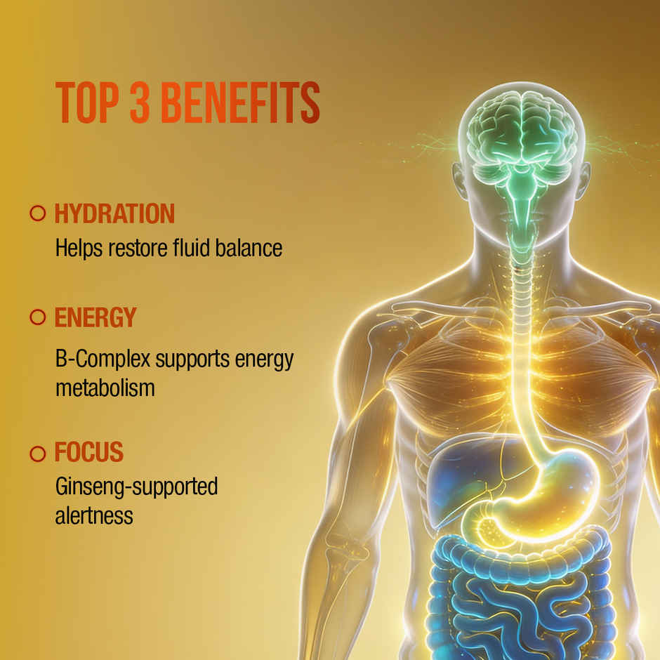 Wow Life Science Hydration Effervescent Tablets | Key Electrolytes