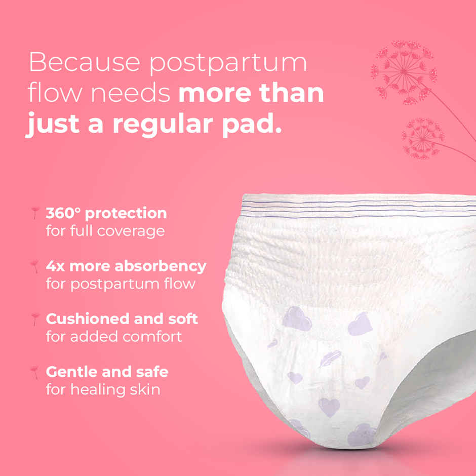 Nua 360 Comfort Maternity Panties XXL-XXXL | 38 - 54 inches | Leak Protection