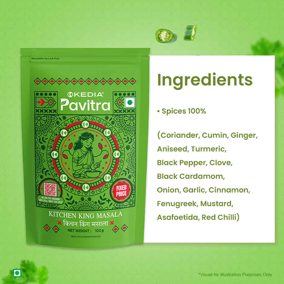 Kedia Pavitra Kitchen King Masala With Rich Aroma & Flavour