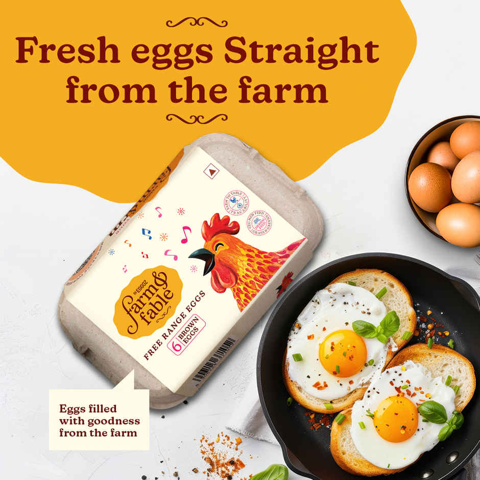 Eggoz Free Range Herbal Fed Brown Eggs