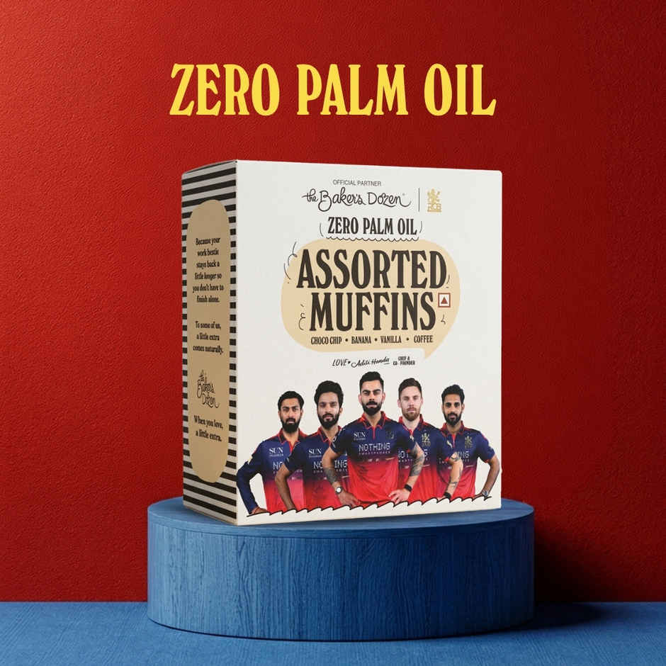 The Baker's Dozen Assorted Muffins | Chocochip Muffin | Vanilla Muffin | Banana Muffin | Cup Cakes