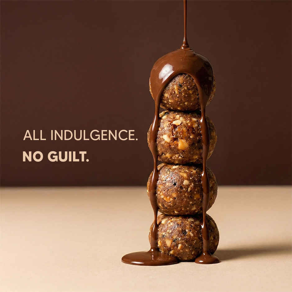 Eat Better Co Hazelnut & Chocolate Laddoos High Protein, Truly Natural
