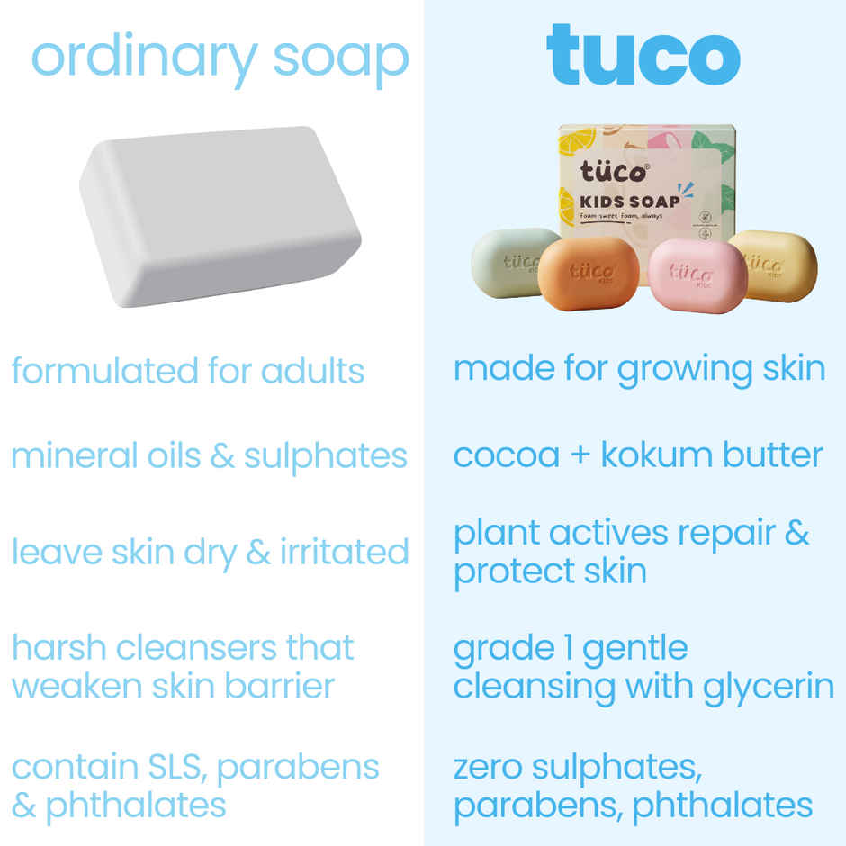 Tuco Kids 3 + 1 Value Pack Rich Soap