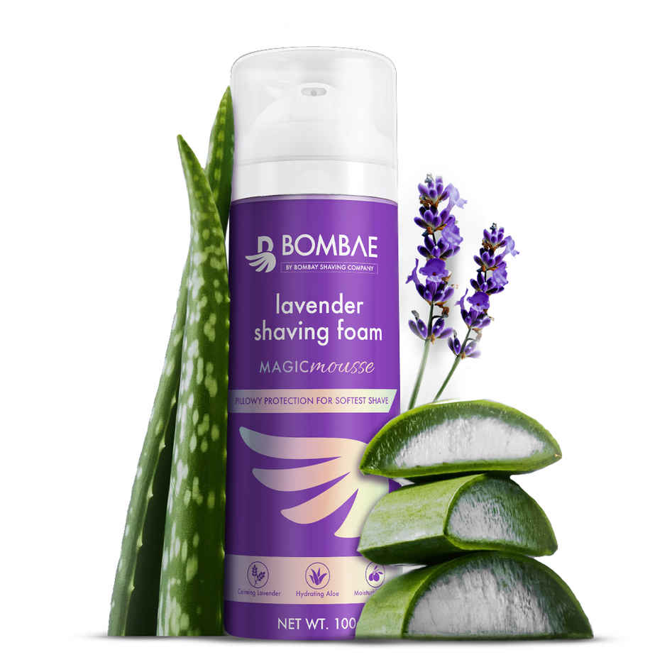 Bombae Lavender Sensitive Shaving Foam For Women